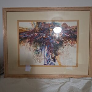 A Diamente Original  Painting Modern Art Abstract Mixed Media Sensory Appeal